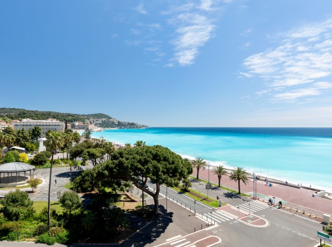 031_Le Meridien Nizza - Schoene Aussichten Touristik - New - View Deluxe Garden And Sea View Guest Room